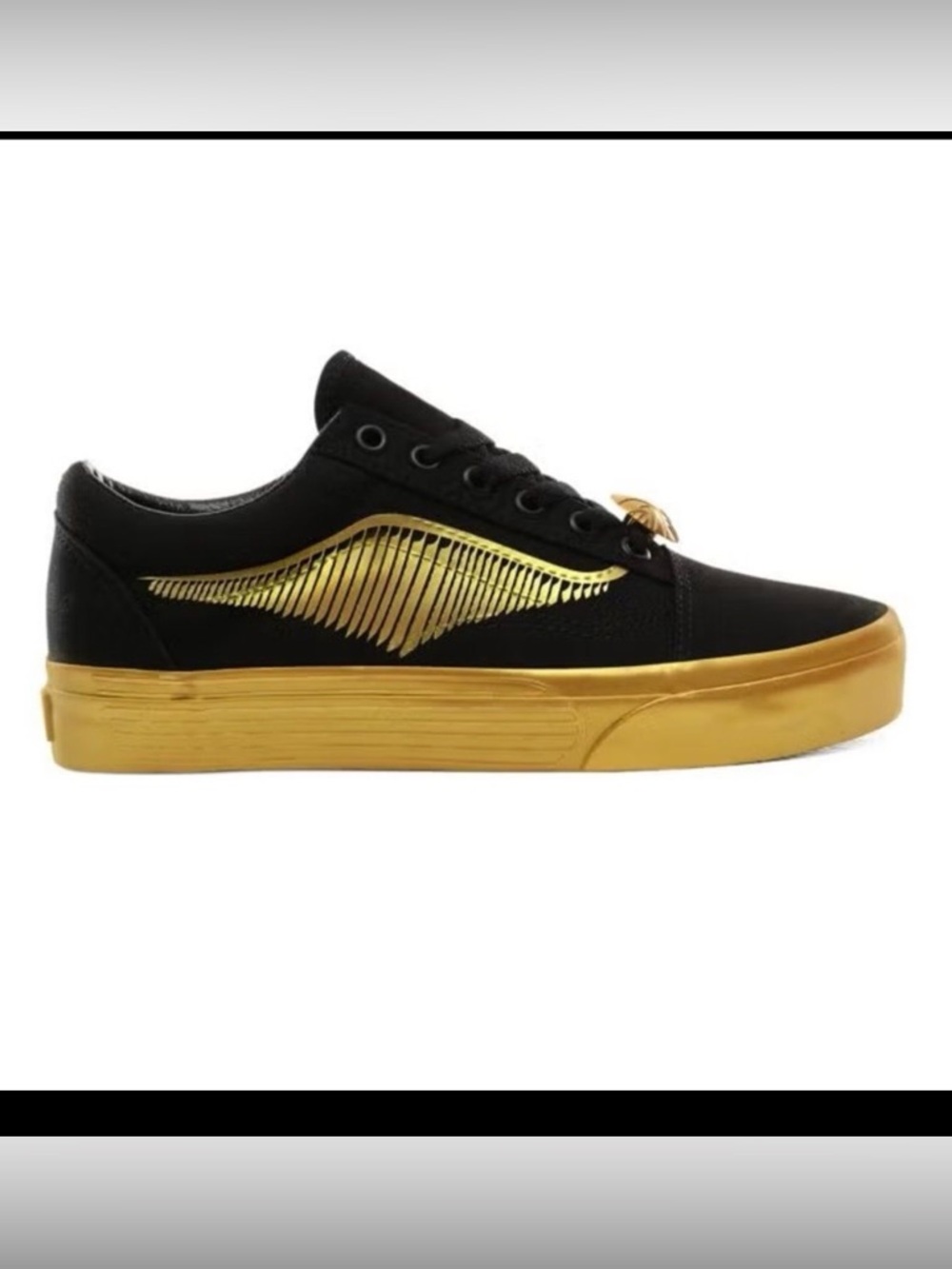 Harry Potter Vans Old Skool Golden Snitch